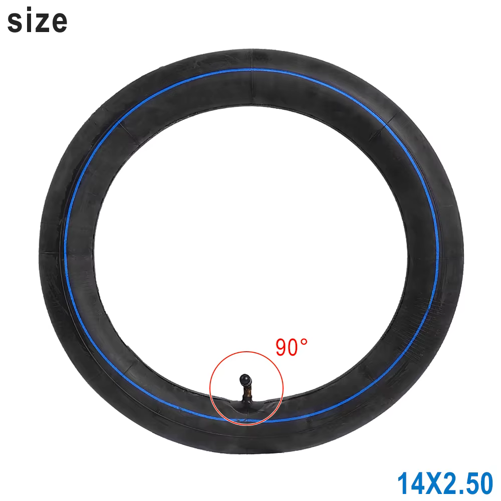 Chambre à air 14x2.5 pouces pour Scooters électriques, vélo électrique, monocycle, chambre à air en 