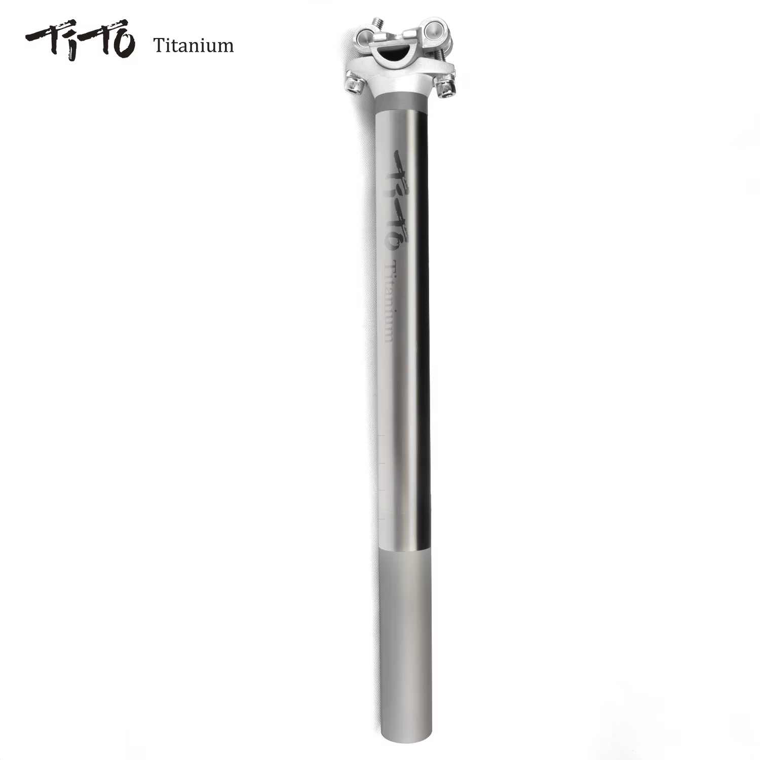 TiTo tige de selle de vélo en alliage de titane pour tige de selle de vélo vtt/route 27.2/31.6mm * 3