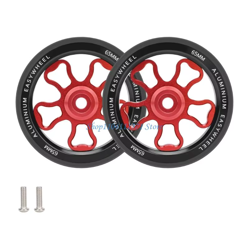 Roue de remplacement légère pour vélo pliant, en alliage d'aluminium, facile à pousser facilement, a