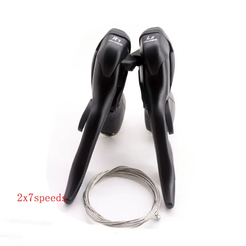 3x7 3x8 3x9 3x10 vitesses manette de vitesse vélo double contrôle leviers vélo de route levier dérai
