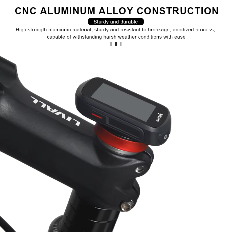 Support de téléphone de vélo, support de capuchon supérieur de tige pour Garmin Edge Bryton Cateye v
