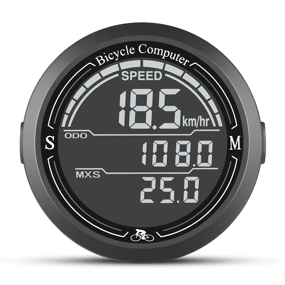Ordinateur de vélo de route-vitesse de vélo sans fil, compteur de vitesse et odomètre étanches grand