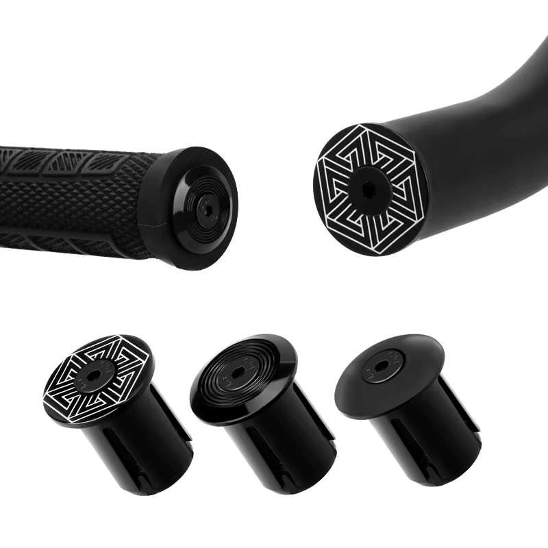 Embouts de barre de vélo bouchons d'extrémité de guidon de verrouillage réglables extensibles en pla
