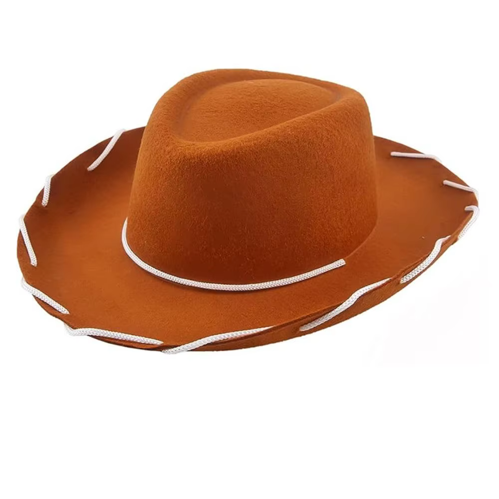 Chapeau de cowboy amusant, accessoire de performance, costume de cosplay, chapeau de cowgirl réglabl
