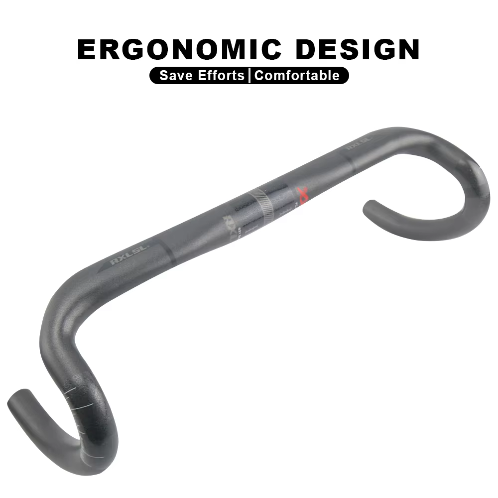 RXL SL 31.8mm barre de chute en carbone guidon de vélo de route 380/400/420/440mm UD mat routage ext