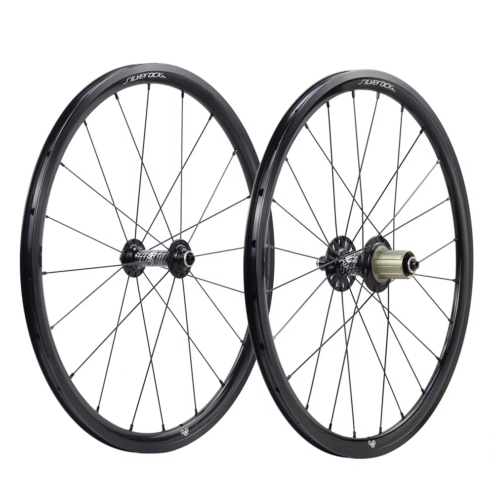 SILVEROCK-Roues Minivelo XR240 pour Vélo Pliant Fnhon NEO, Roues Aero, Frein V, 11 Vitesses, 451mm,