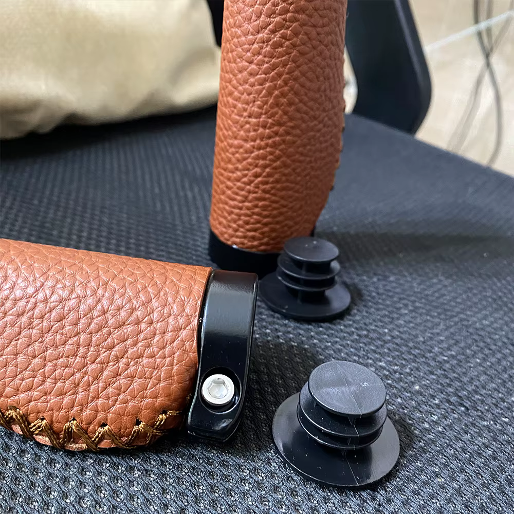 Housse de guidon de vélo de route, Super légère, poignée de vélo morte, cuir de Grain de litchi, ant