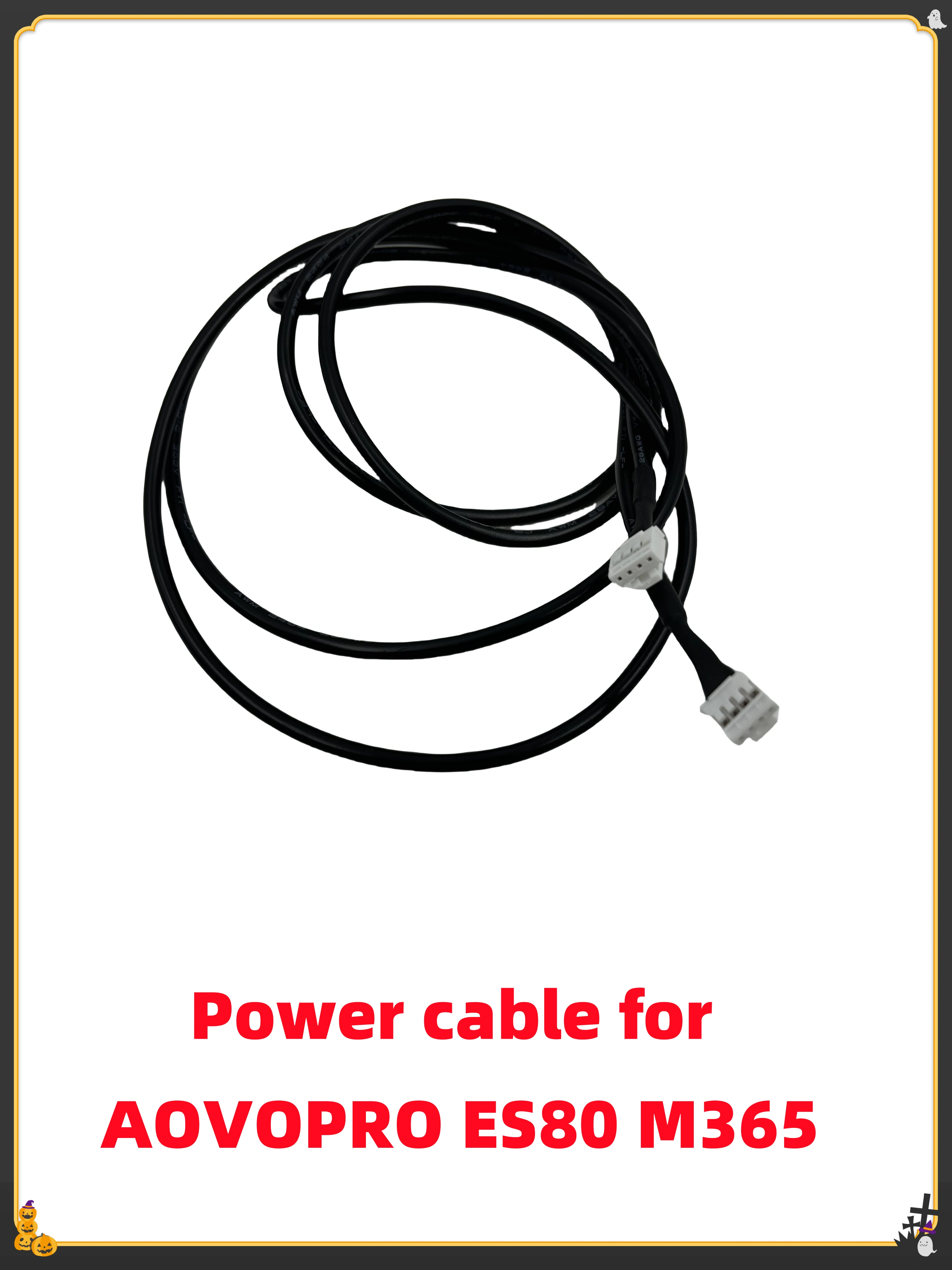 Câble d'alimentation pour trottinette électrique AOVOPRO ES80 M365, pièces détachées, contrôleur, ac