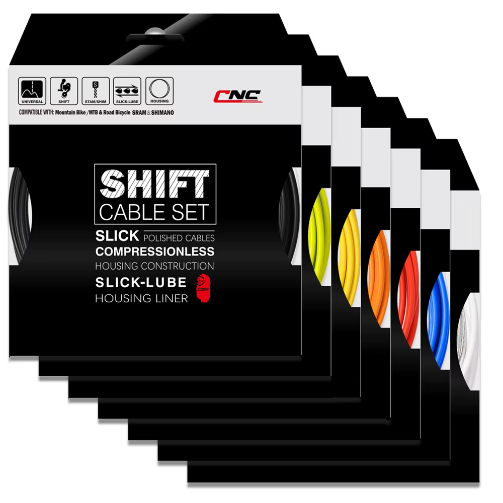 Kit de boîtiers de câbles de levier de vitesse pour vélo de route et vtt CNC, pour Shimano Sram, câb