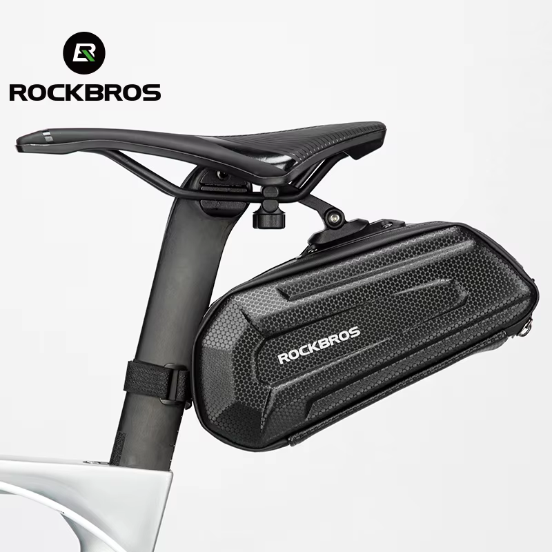 Sac de vélo étanche arrière de grande capacité, tige de selle à dégagement rapide, antichoc, Double