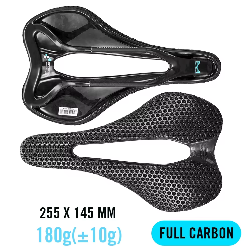 RYET carbone 3D imprimé selle de vélo 145mm Super léger route vtt montagne course vélo siège coussin