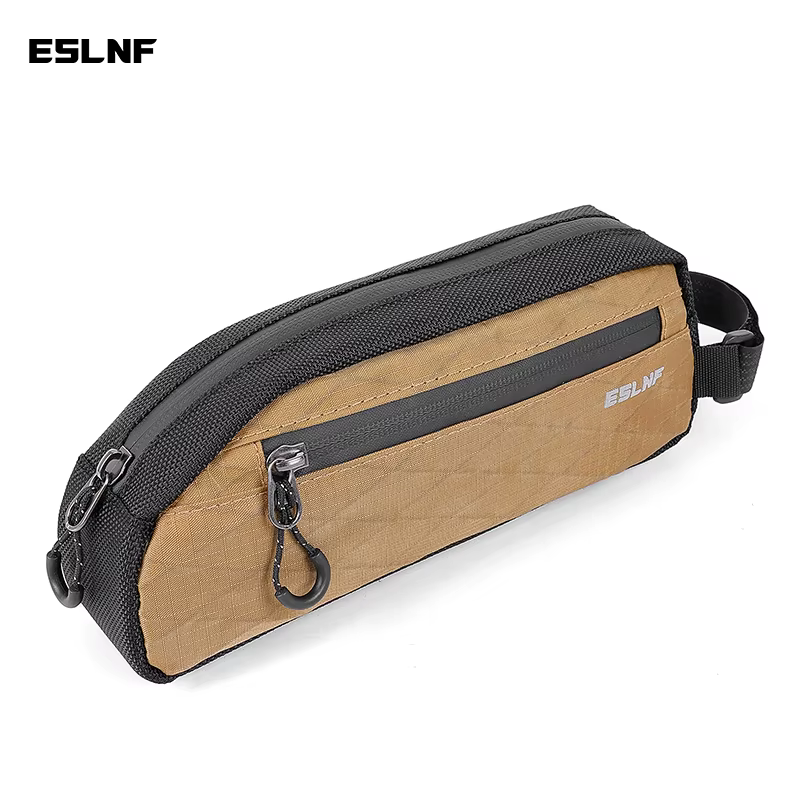 ESLNF Sacoche de cadre de vélo imperméable, sacoche de tube supérieur portable pour vélo de route, a