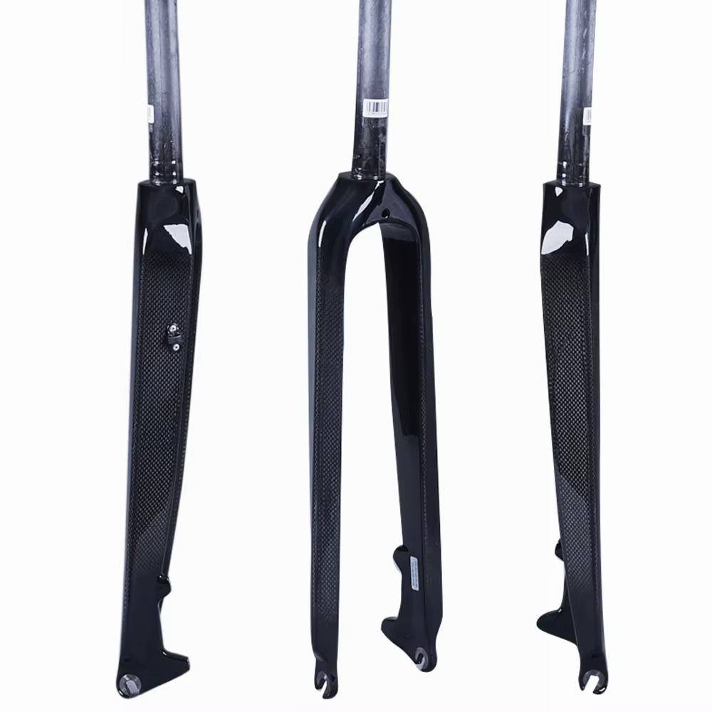 Fourche en Fiber de carbone 3K fourche de VTT fourche vtt vélo frein à disque dur 26 27.5 29 pouces