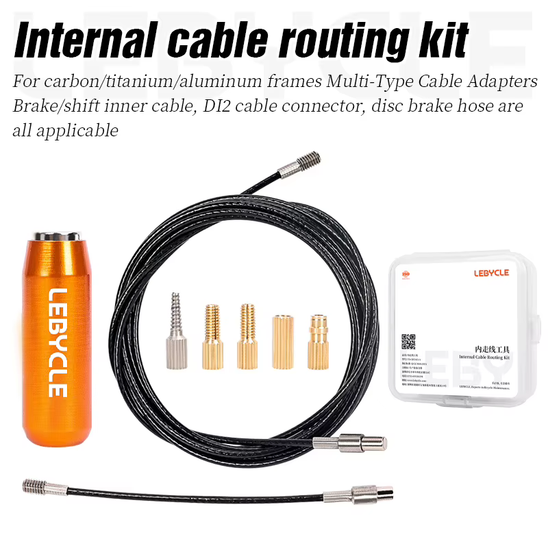 LEBYCLE Kit de routage de câbles internes de vélo de route pour cadres de vélo vtt changement de fre