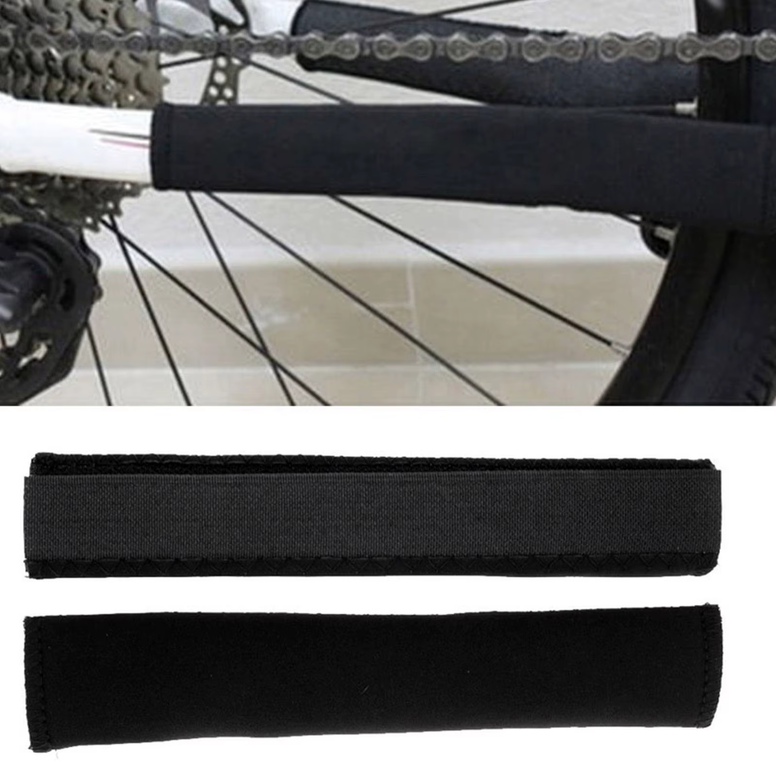 JOGuard-Lot de 2 protège-chaînes en néoprène, pour vélo