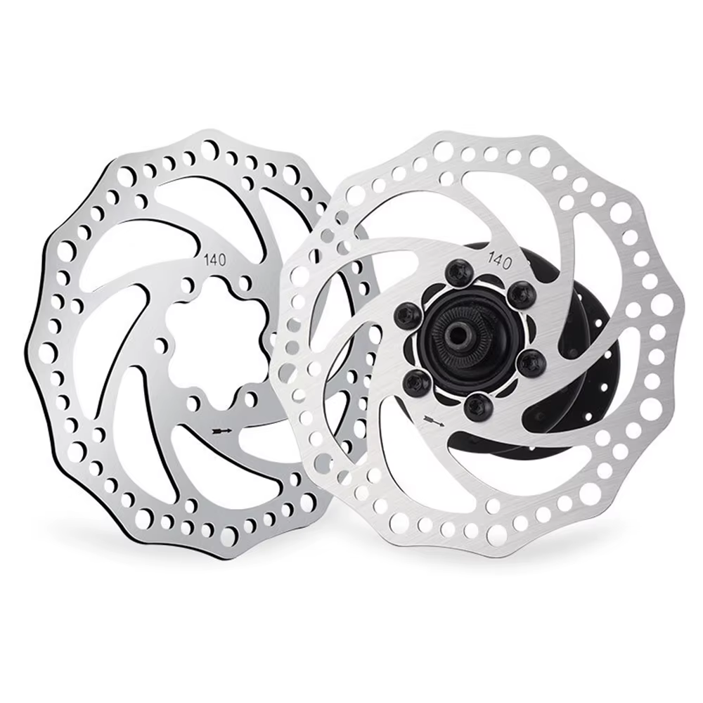 Rotor de frein de vélo vtt 120 140 160 180 203mm 6 pouces, Rotor de frein hydraulique en acier inoxy