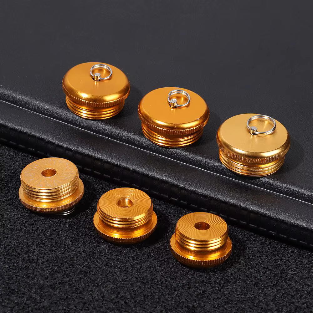 Bouchon arrière en alliage d'aluminium, protecteur astronomique, bouchon à vis, accessoires de pêche