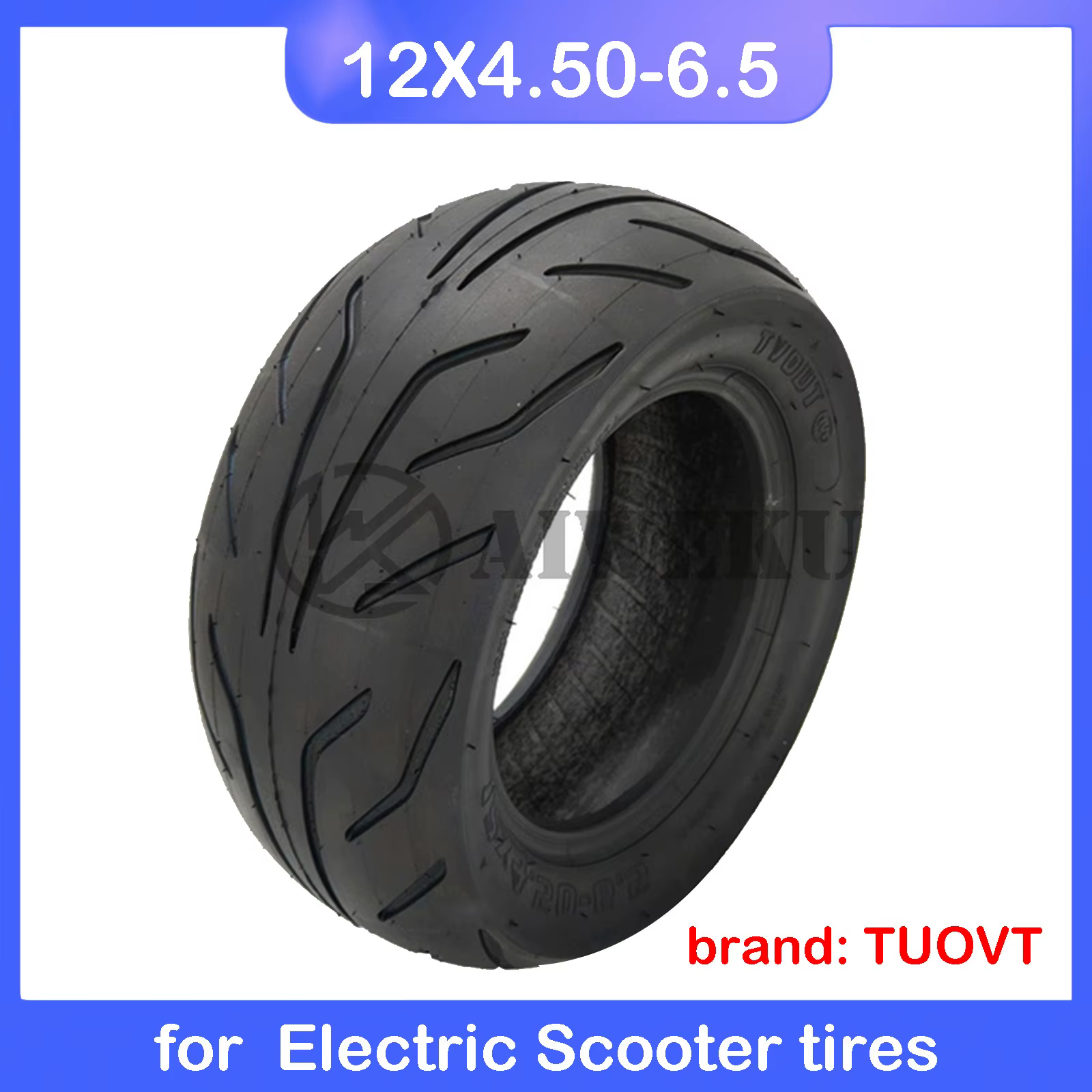 TUOVT-Trottinette électrique 12x6.5 pouces, roue avant et arrière, pièces de haute qualité