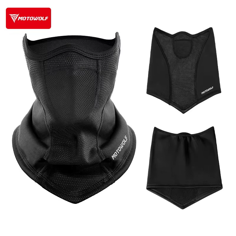 Cagoule de moto d'hiver pour homme et femme, cache-cou de moto, masque de protection Motowolf Scalda