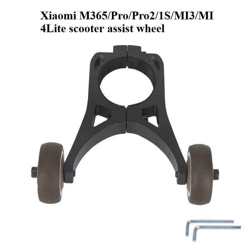 Convient pour Scooter M365/4Pro Ninebot F30F40, petite roue auxiliaire G30, support inversé pliant p