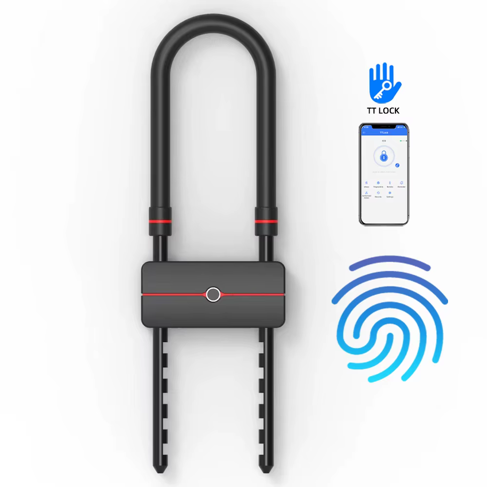 RAYKUBE étanche Bluetooth APP contrôle serrure de vélo électronique en forme de U vélo intelligent U