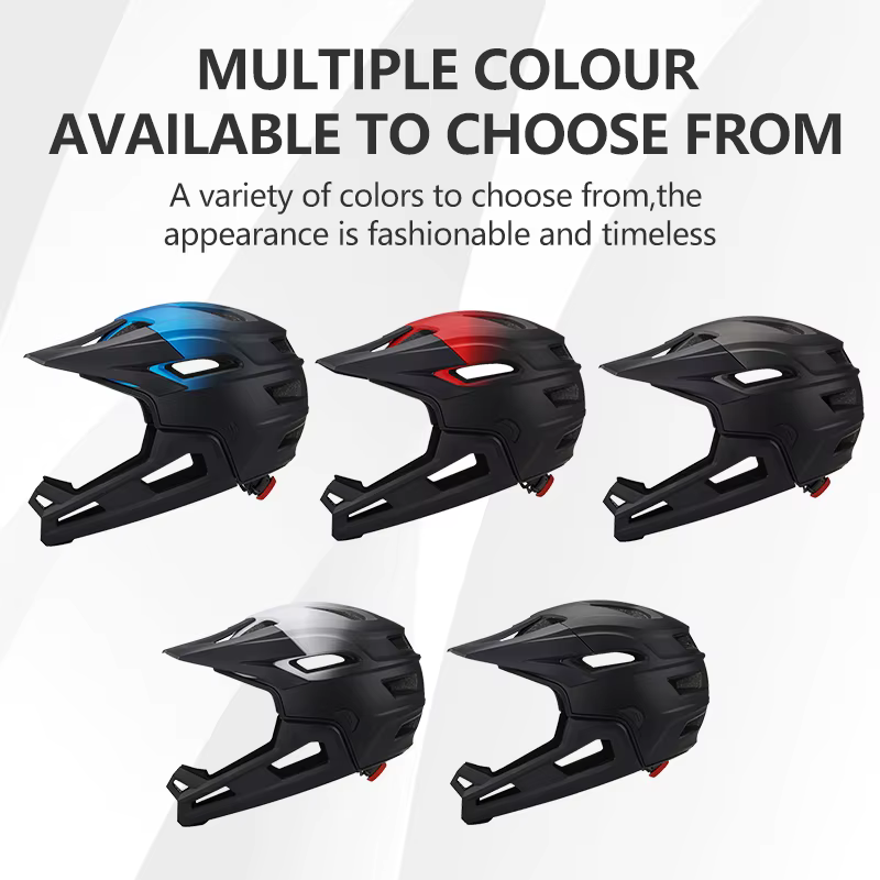 Eastinear's nouveau casque de vélo de montagne adulte intégral détachable une pièce moto équitation 