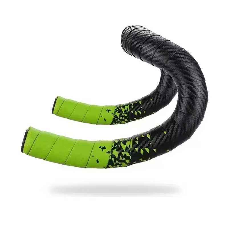 Bande de guidon de vélo Anti-Vibration PU EVA pliée, bandes de vélo de route de course, respirante e