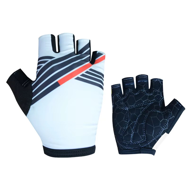 Gants de cyclisme respirants Pro Team 2026 Émirats Arabes Unis Italie pour hommes, demi-doigts, anti