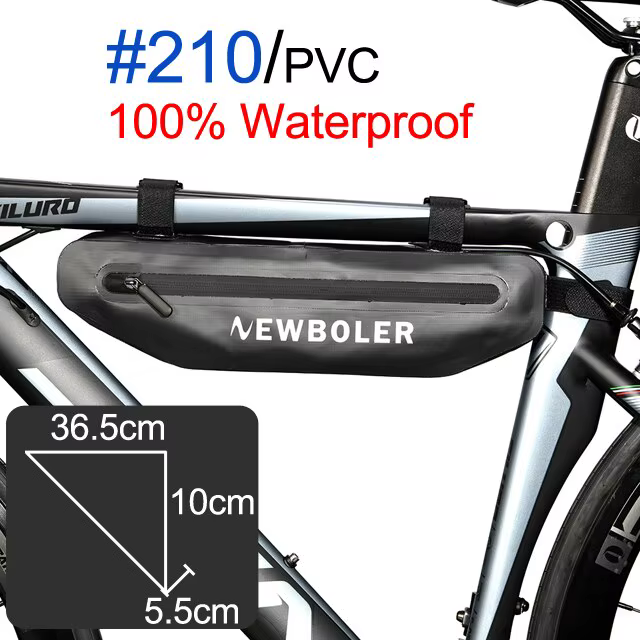 NEWBOLER Sacs De Vélo Vélo Top Tube Avant Cadre Sac Étanche VTT Route Triangle Pannier Dirtresistant