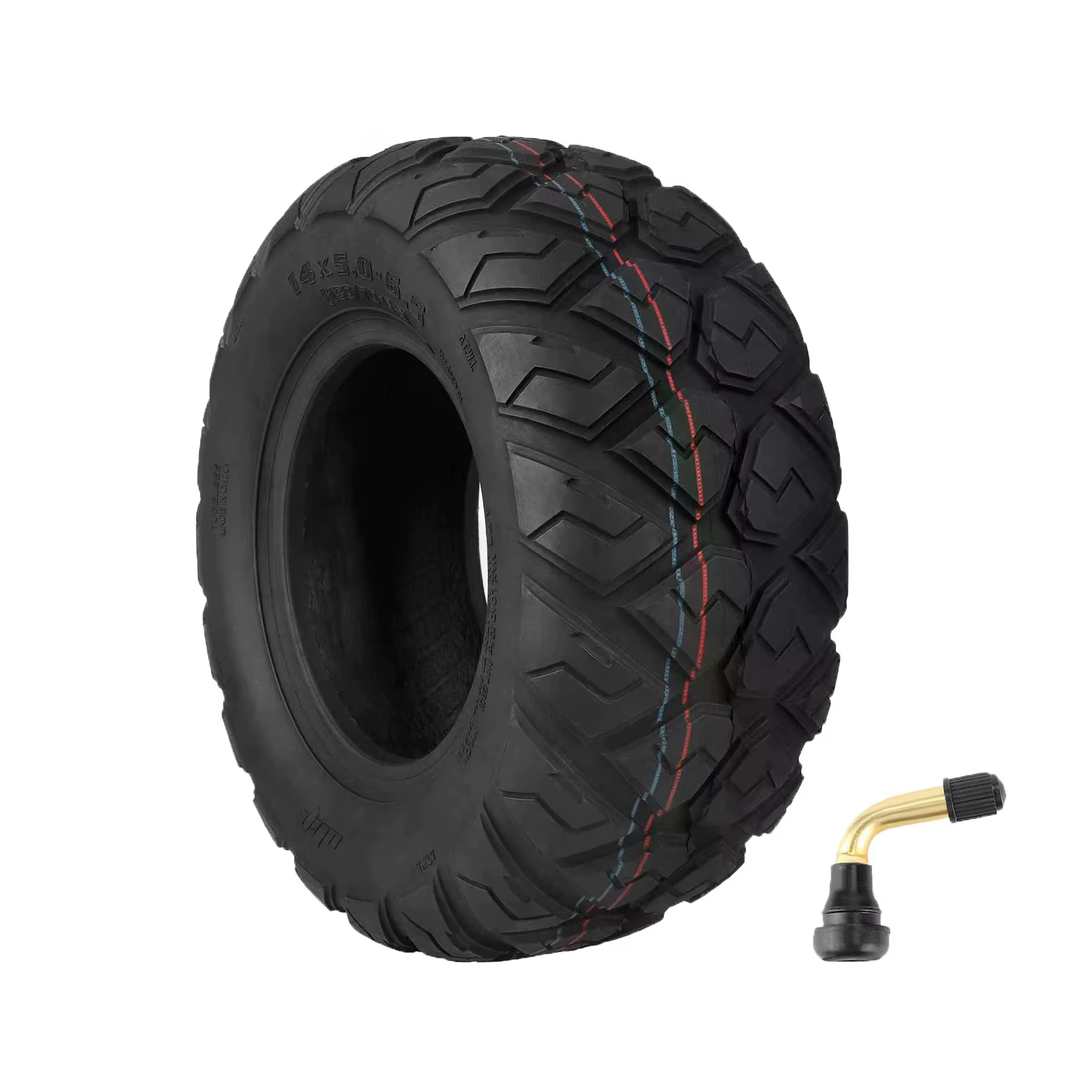 Pneu tout-terrain Ulip 14 pouces 14*5.0-6.5 130/70-6.5 pour trottinette électrique, pneu résistant à