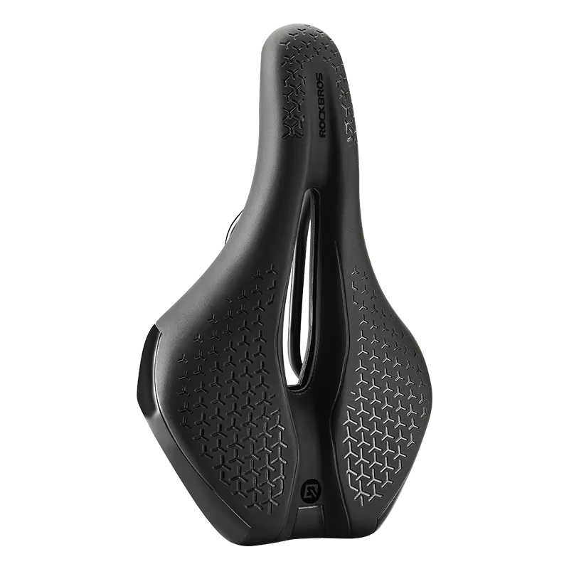 Selle de vélo ROCKBROS respirante et creuse pour VTT et route, antichoc, légère, en cuir PU premium