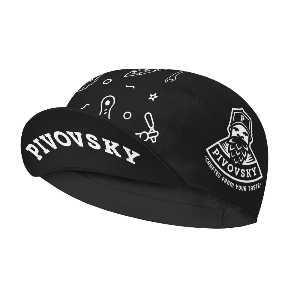 Casquette de cyclisme noire, chapeau de sport de plein air, casquette de vélo d'équipe, Protection s