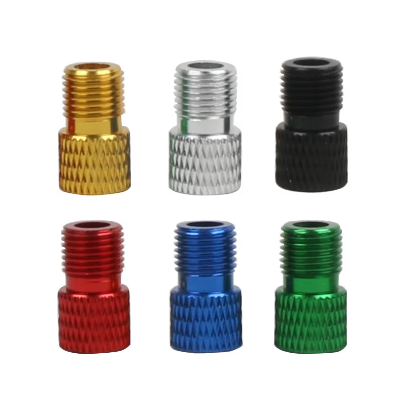 Adaptateur de Valve de vélo en alliage d'aluminium, conversion Presta en Valve Schrader, pompe à vél