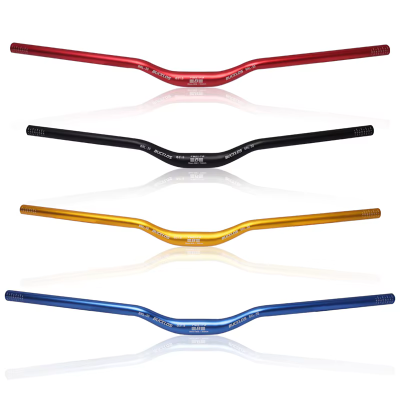 BUCKLOS 25.4mm 31.8mm guidon de vélo 620/660/720/780mm guidon d'hirondelle de vélo ultraléger Type M