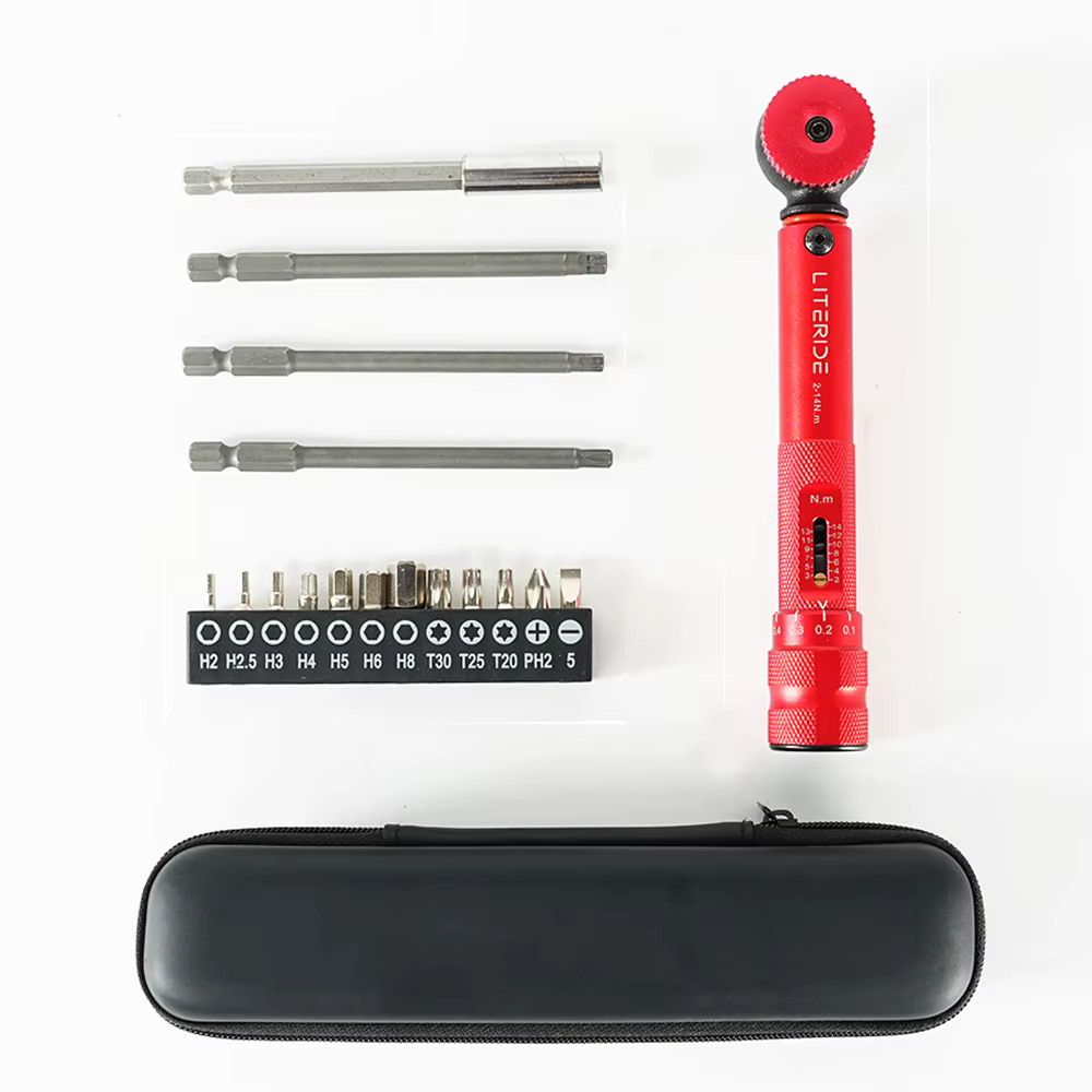 Clé Allen pour vélo LITERIDE, clé dynamométrique à cliquet, tournevis portable pour vélo de route, e