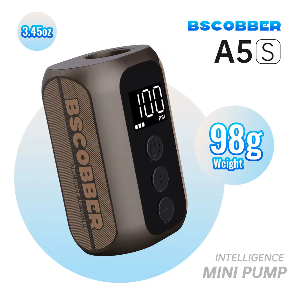 BSCOBBER-Gonfleur électrique portable 4 en 1 pour vélo, outil de cyclisme, injection d'air, pompe à 
