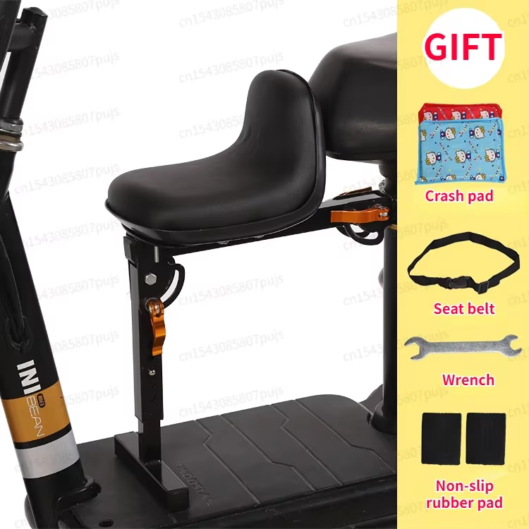Siège de Scooter Électrique Pliable pour Enfant, Coussin de Siège Épais et Doux, Universel, pour Véh