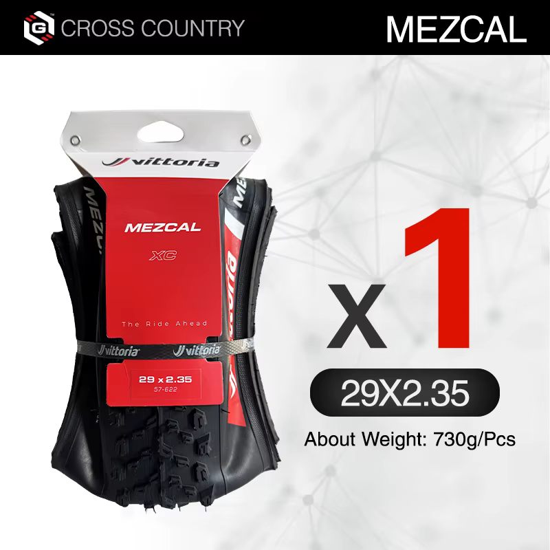 Pneu de VTT Vittoria Mezcal XC Sport 29, 29x2.25/2.35 pouces, tubeless, nylon 60TPI, pneu pliable to