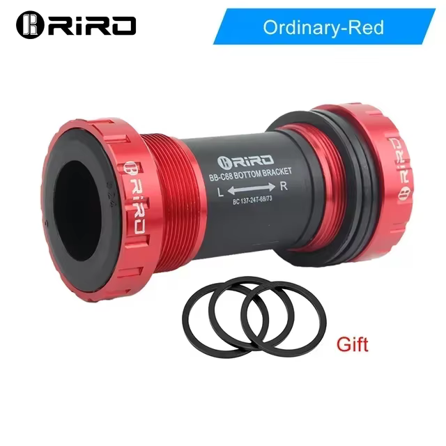 RIRO-Axe de manivelle en céramique pour vélo de route et VTT, accessoire de 24mm, 68-73mm, BB68