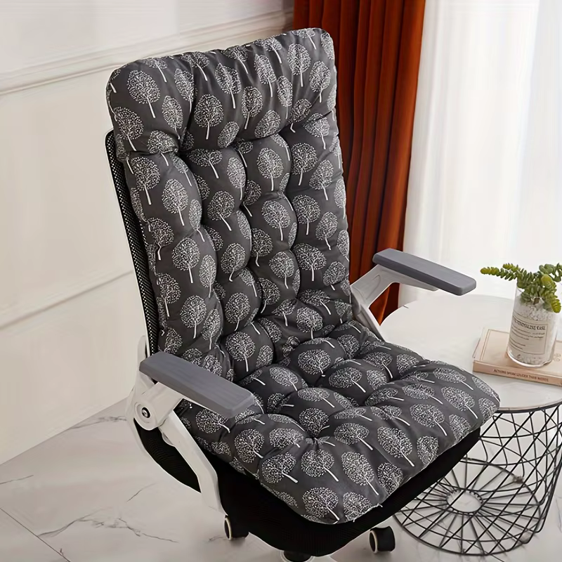 Coussin de chaise de bureau ergonomique avec support dorsal intégré - Convient pour une utilisation
