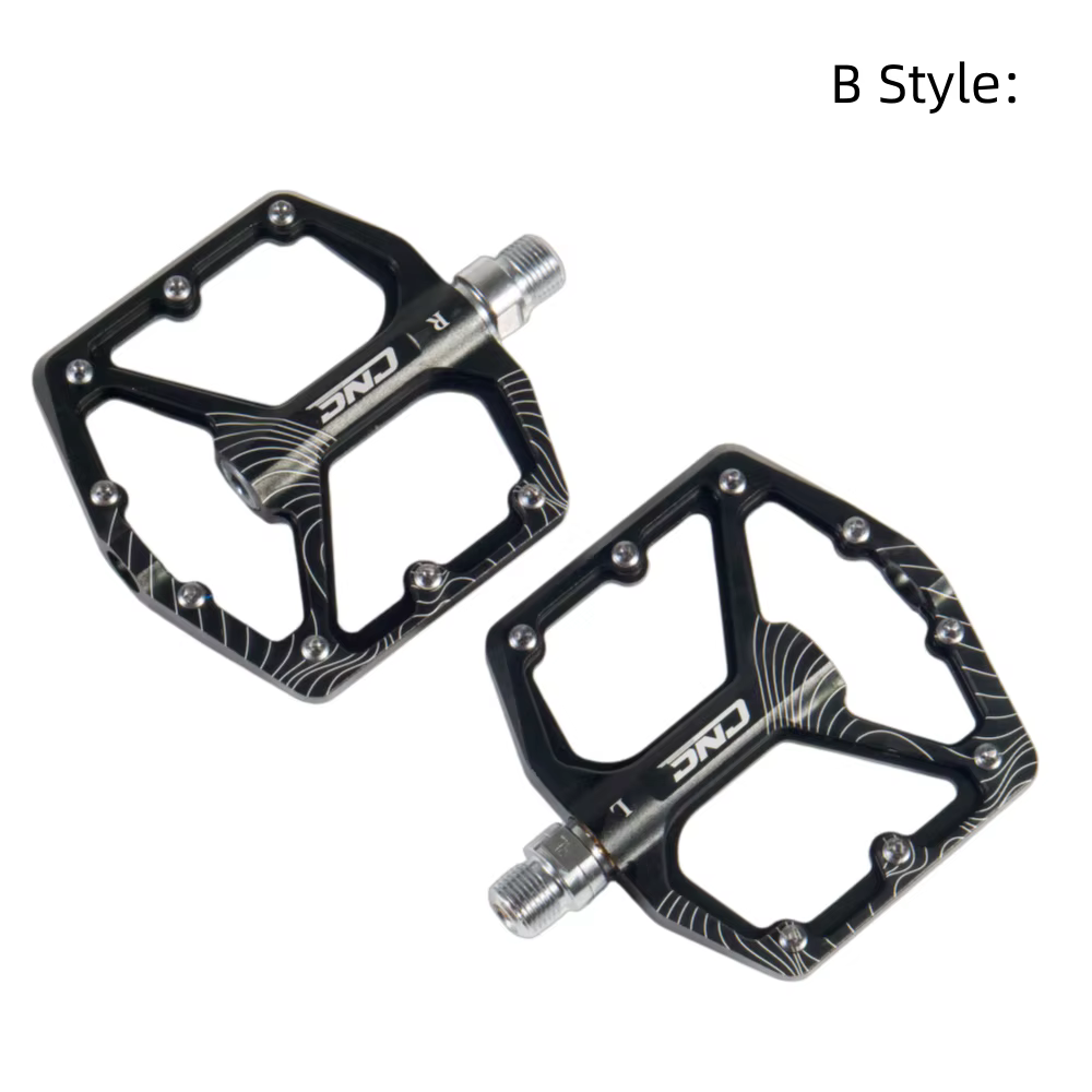 Pédales de vélo CNC Mtb, accessoires de vélo pour VTT, plateforme plate antidérapante, roulements, p