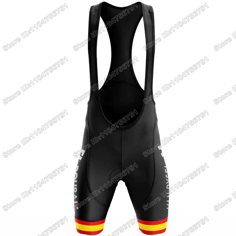 Maillot de Cyclisme Équipe Van-Rysel-Roubaix 2026 Espagne, Vêtements de cyclisme Champion d'Espagne,