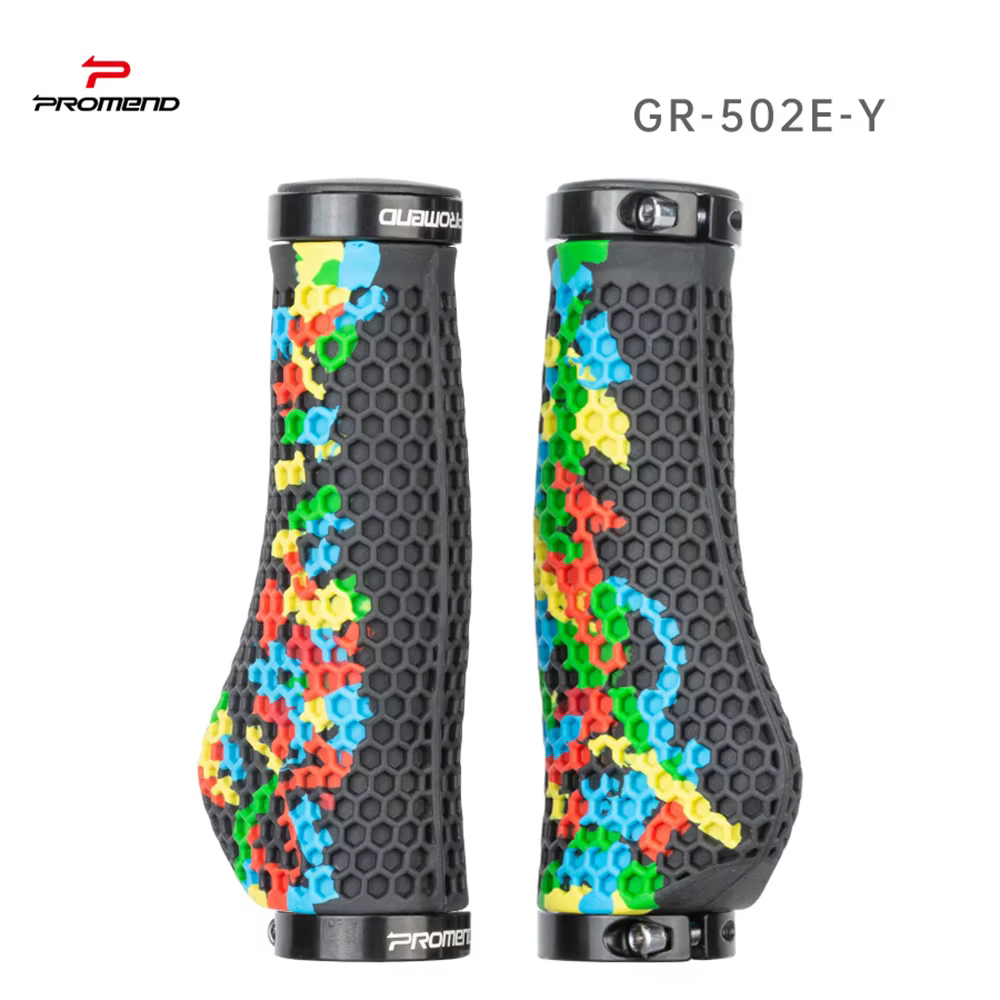 Promend GR-502E Vélo Poignées VTT Route En Caoutchouc Guidon Couvre 3D Absorption Des Chocs Antidéra