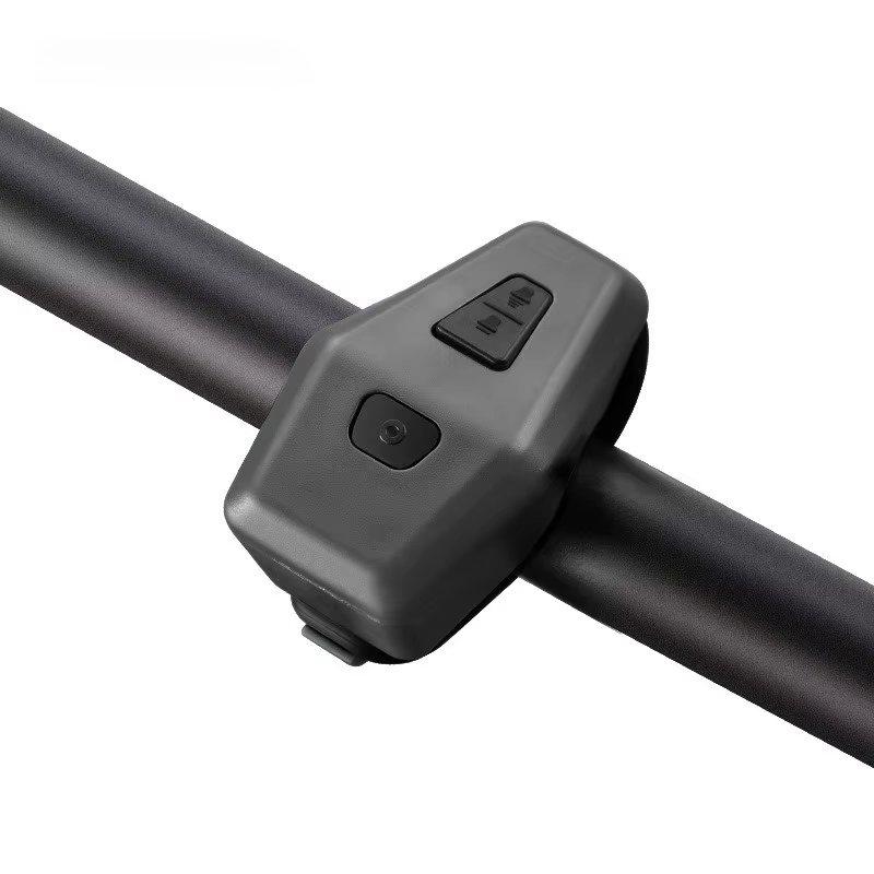 Sonnette de vélo électronique avec alarme de sécurité rechargeable par USB, klaxon de vélo dissuasio