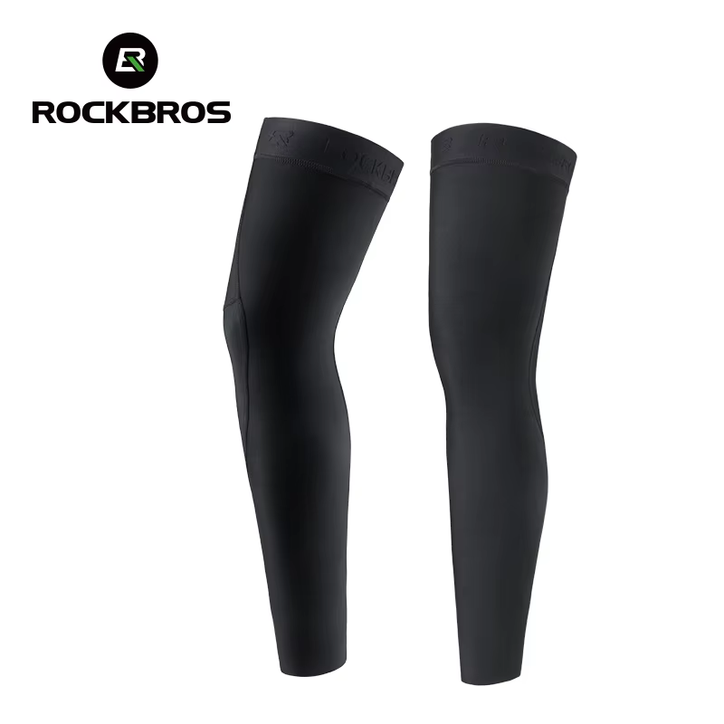 ROCKBROS Chauffe-jambes d'hiver pour vélo, coupe-vent, en polaire thermique, pour garder au chaud, p