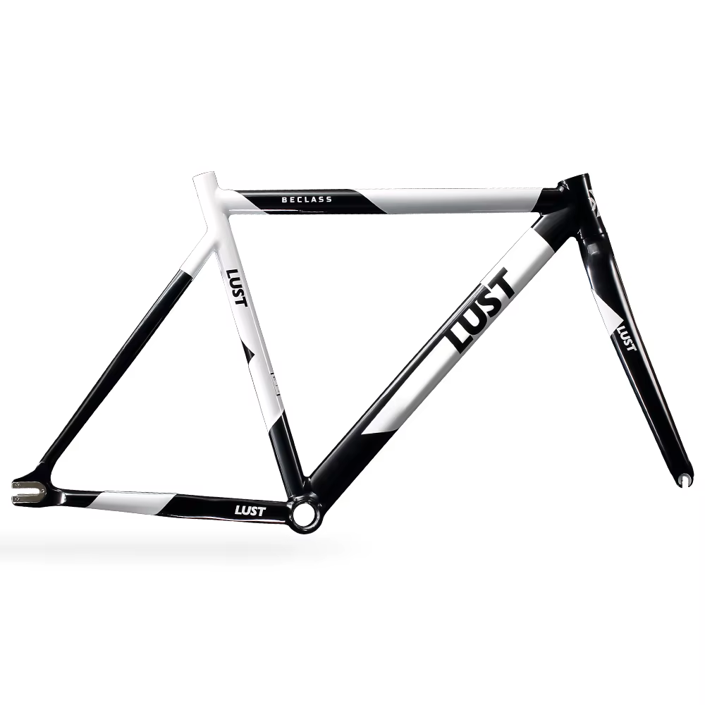 Lexon-cadre de vélo de route en fibre de carbone Lust AL6066, ultra léger, vitesse unique, avec four