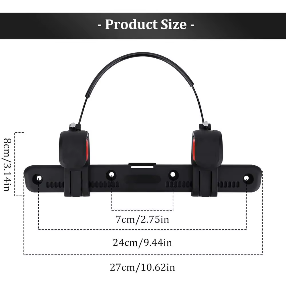 Sangle de fixation pour sacoche latérale de vélo et de moto, accessoires de porte-bagages pour vélo 