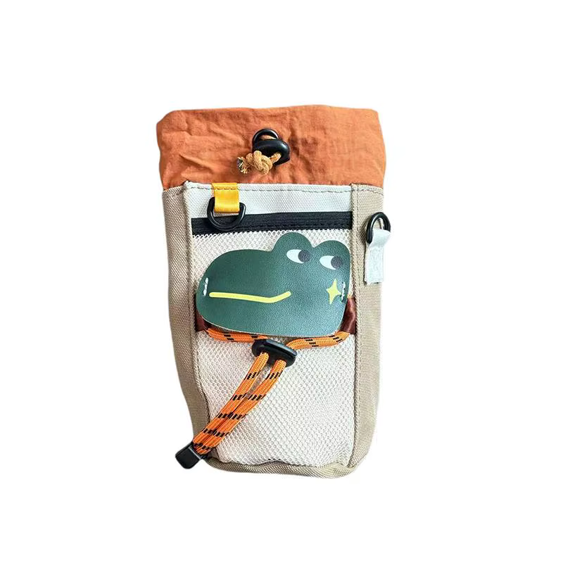 Panier avant de vélo mignon de style dessin animé, sac de rangement portable, organisateur de cyclis