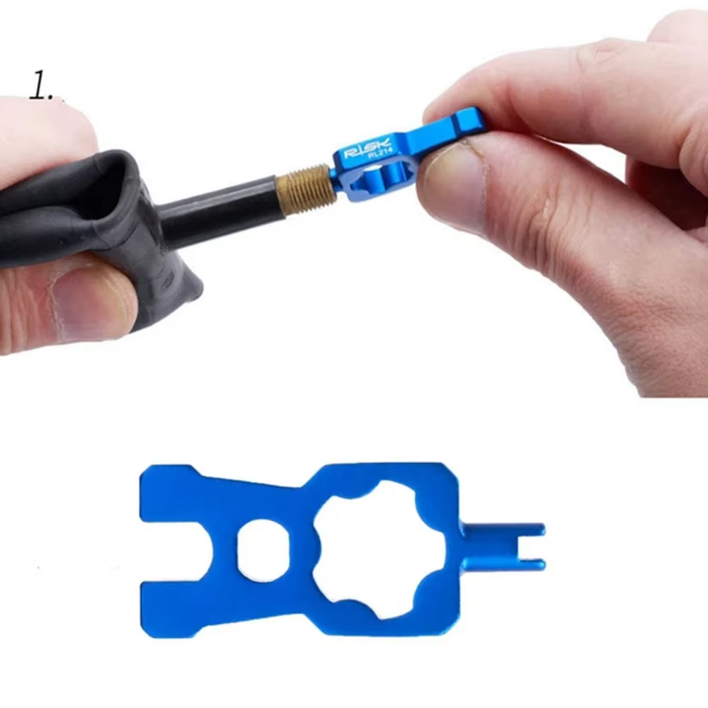 Outils de réparation portables de Valve de vélo 4 en 1, clé à noyau de Valve, outil d'installation d