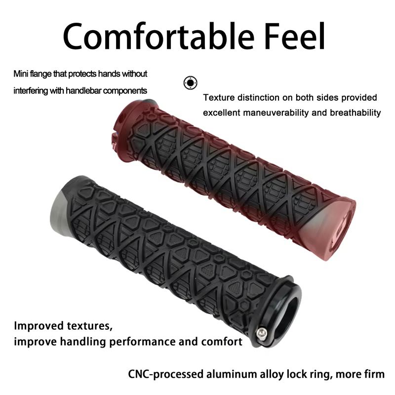 ODI G30 vtt Silicone verrouillage poignées de guidon anti-dérapant Absorption des chocs descente vél